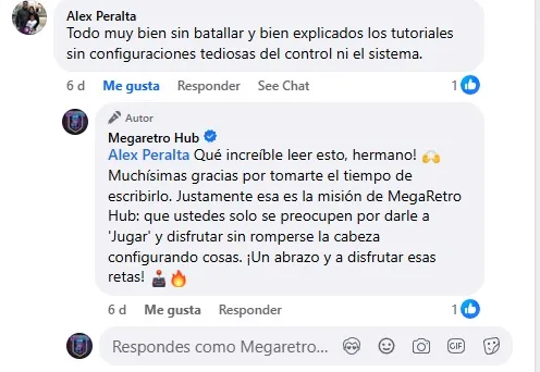 Reseña de Alex Peralta en Facebook